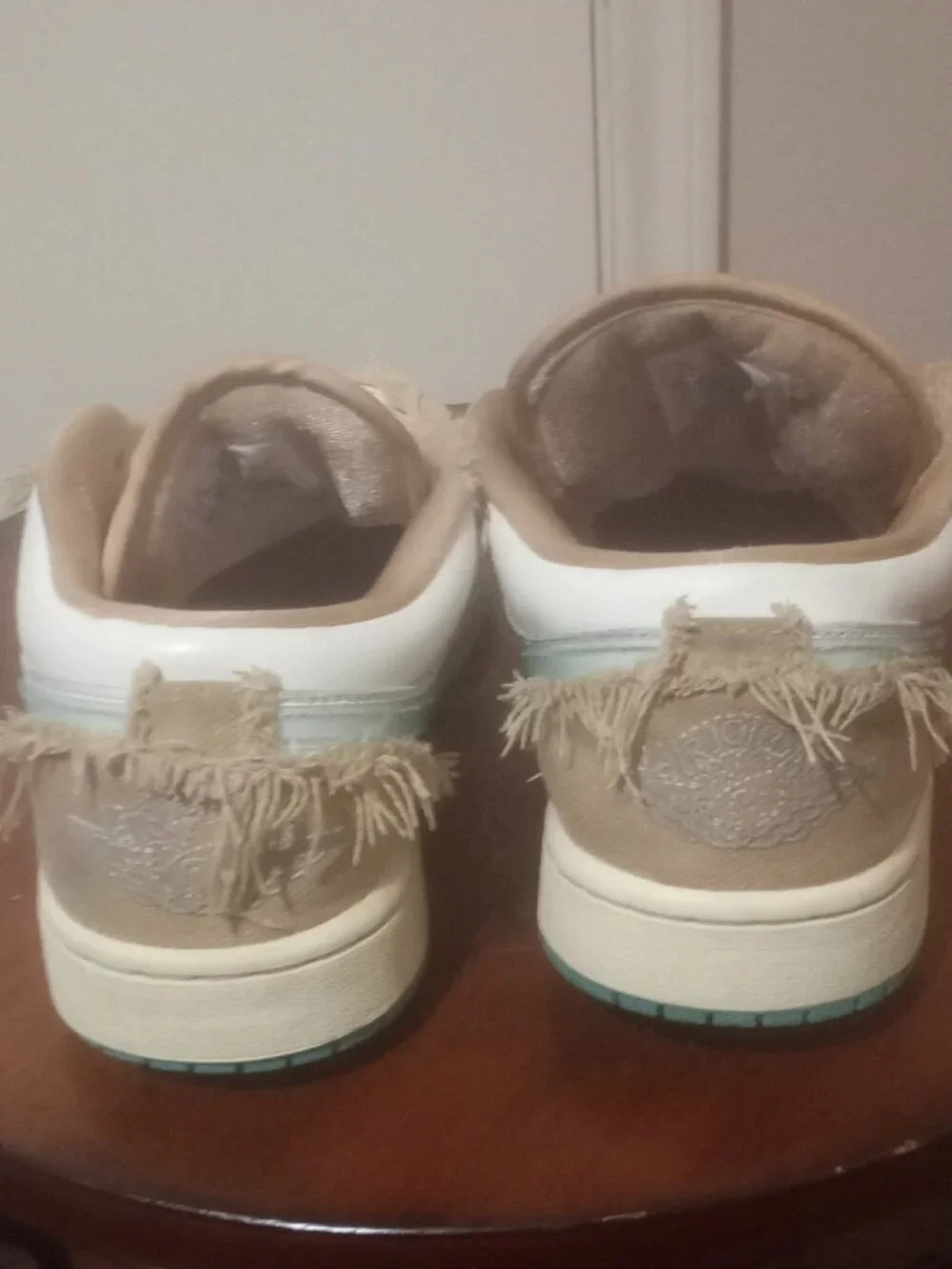 Women's Nike Air Jordan 1 Low SE Shoes Sesame Dusty Cactus HF4983-252 Size 7.5
